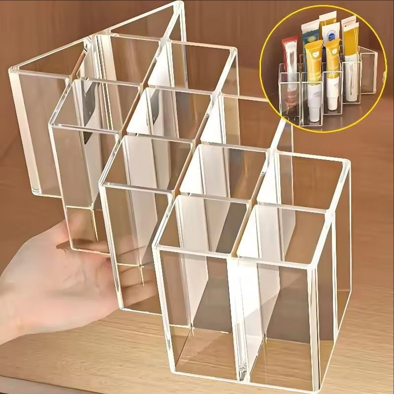 1/2PCS - Stable Vertical Ointment Organizer, Anti-Tip Design for ...