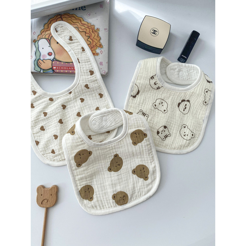 Baby Baby Bib Spring Summer Gauze Saliva Towel Waterproof Spitting Milk ...