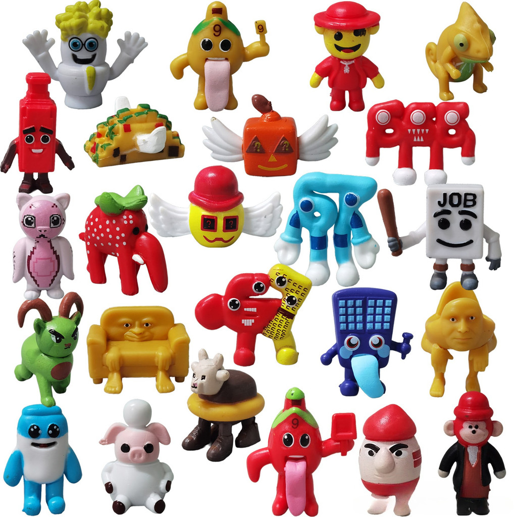 24Pcs Steal A Brainrot Action Figure Roblox Toys Jandel Model ...