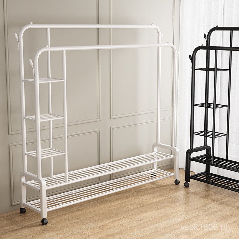 Wei Clothes Hanger Simple Clothes Rack Balcony Household Clothes Drying ...