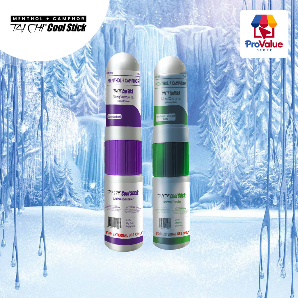 Tai Chi Cool Stick Inhaler & Roll-On Liniment | Lavender & Eucalyptus ...