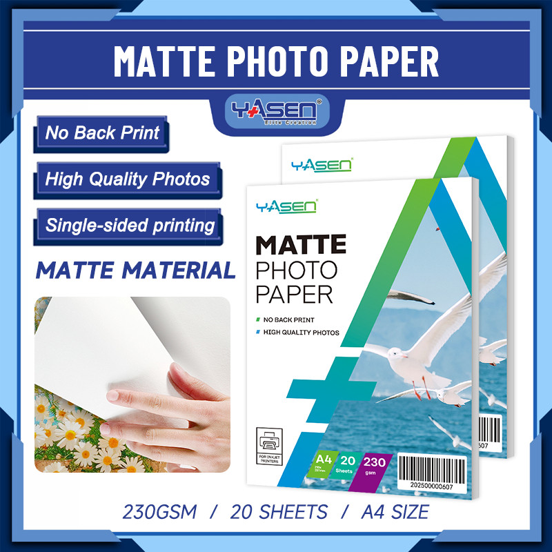 Shop matte photo paper for Sale on Shopee Philippines
