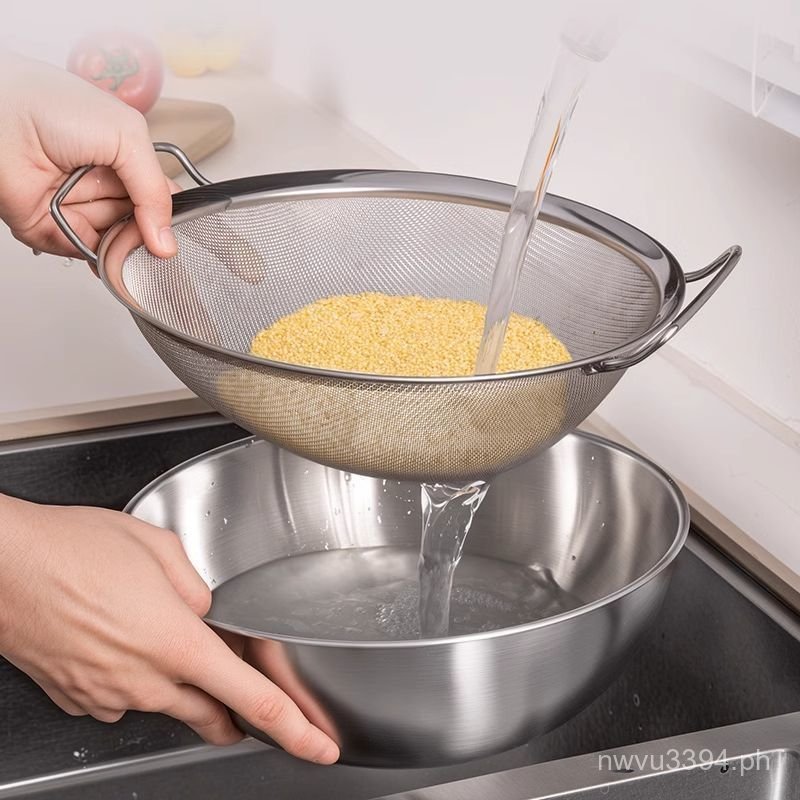 Stainless Steel Mesh Chinese Style Special Rice Double Ear Vegetable ...