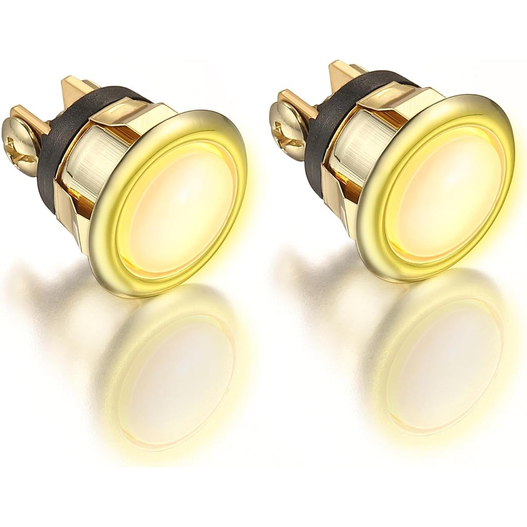 Dreyoo 2 Pack Lighted Doorbell Button Replacement, Easy to Install ...