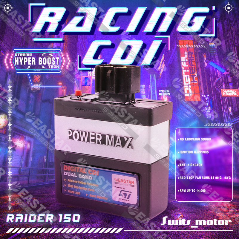 9 mode Racing CDI Dualband for RAIDER 150 ( Reborn / Newbreed ...