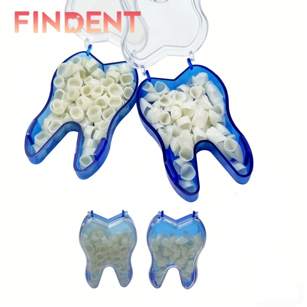 50Pcs/Box Dental Temporary Teeth Crown Veneers Fit Anterior Posterior ...