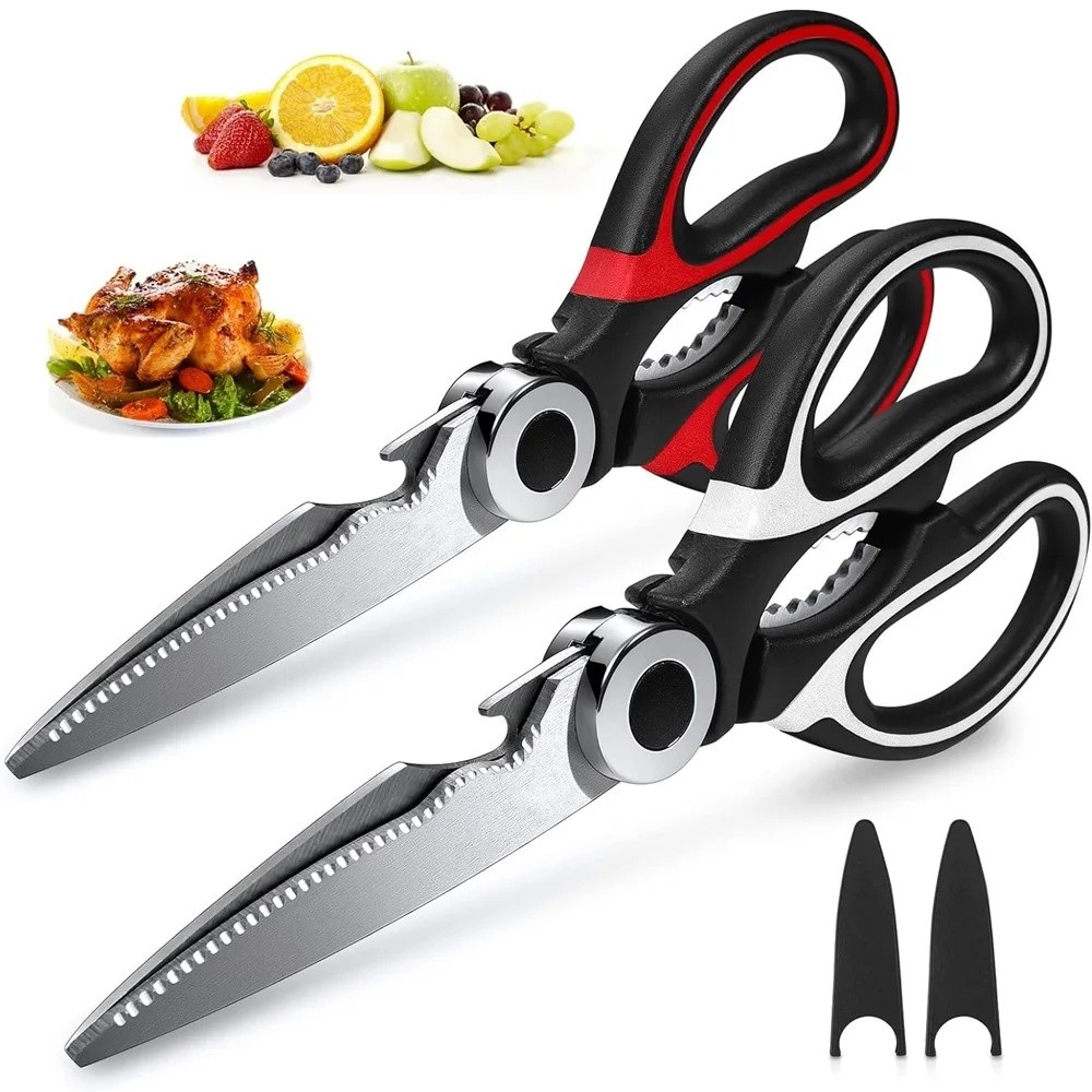 Multifunctional Stainless Steel Kitchen Scissors Gadgets Kitchen Scale ...