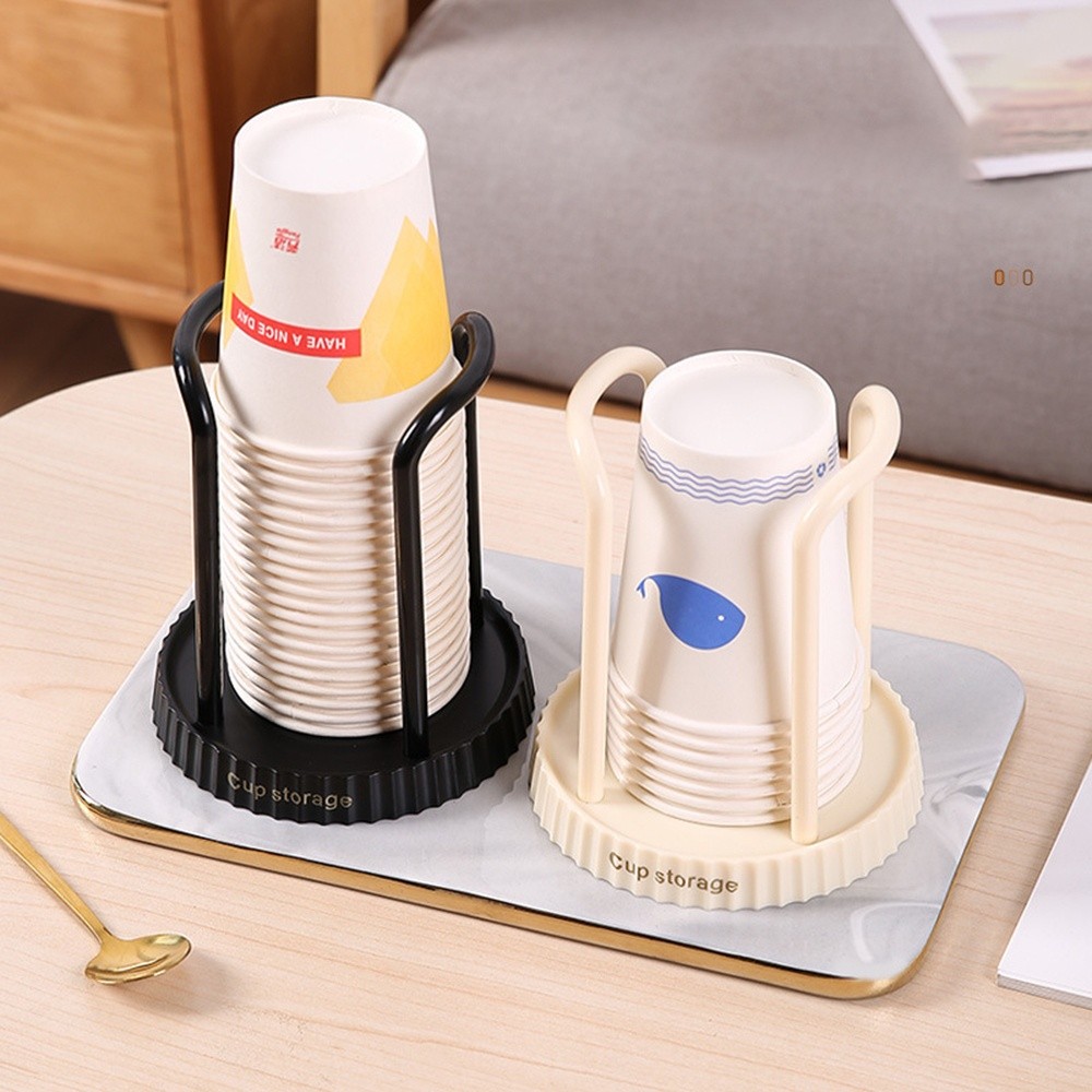 Japanese Style Paper Cup Storage Rack Household Portable Disposable Cup ...