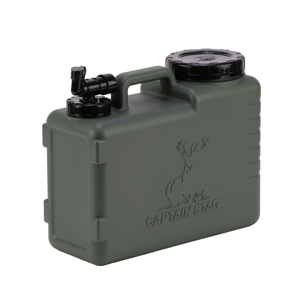 CAPTAIN STAG Poly Tank Water Tank Water Jug 20L with Faucet and Handle ...