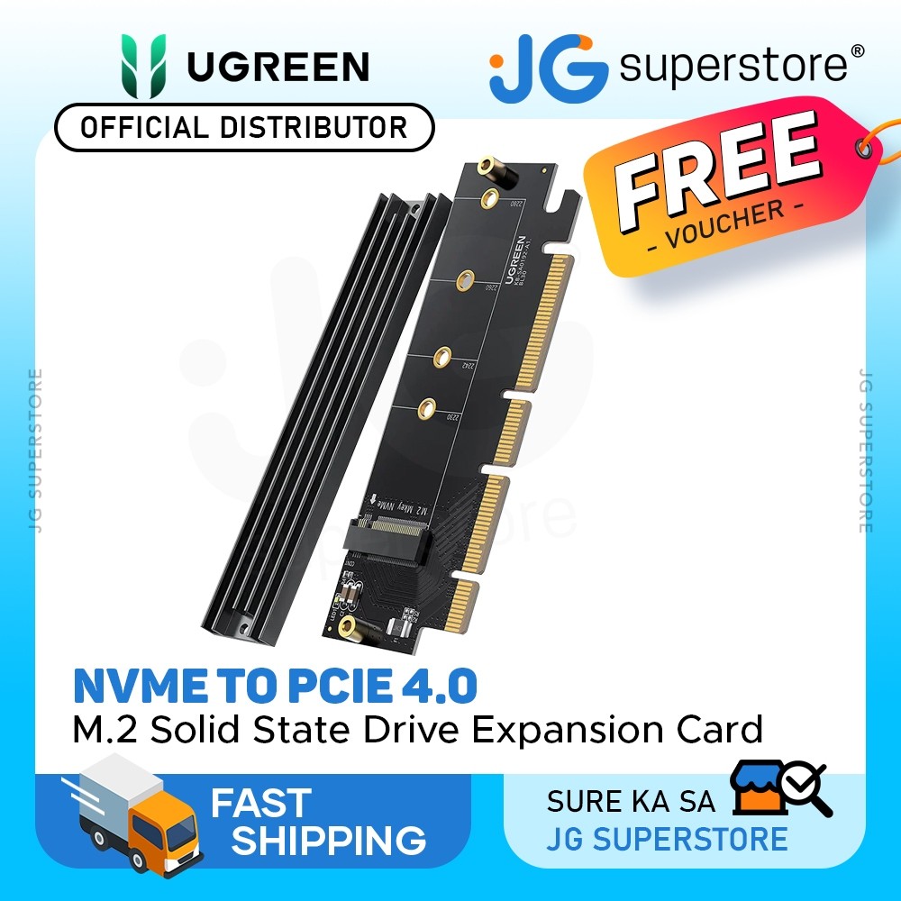 UGREEN M.2 NVMe SSD M-Key to PCIe 4.0 Adapter Expansion Card for PC ...
