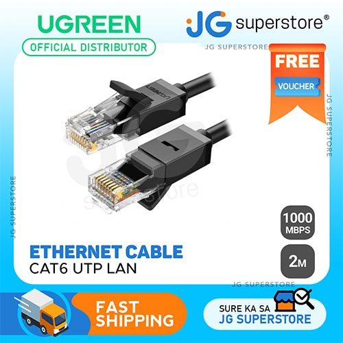 UGREEN CAT6 UTP LAN Cable 1000 Mbps Gigabit RJ45 Patch Network Router ...