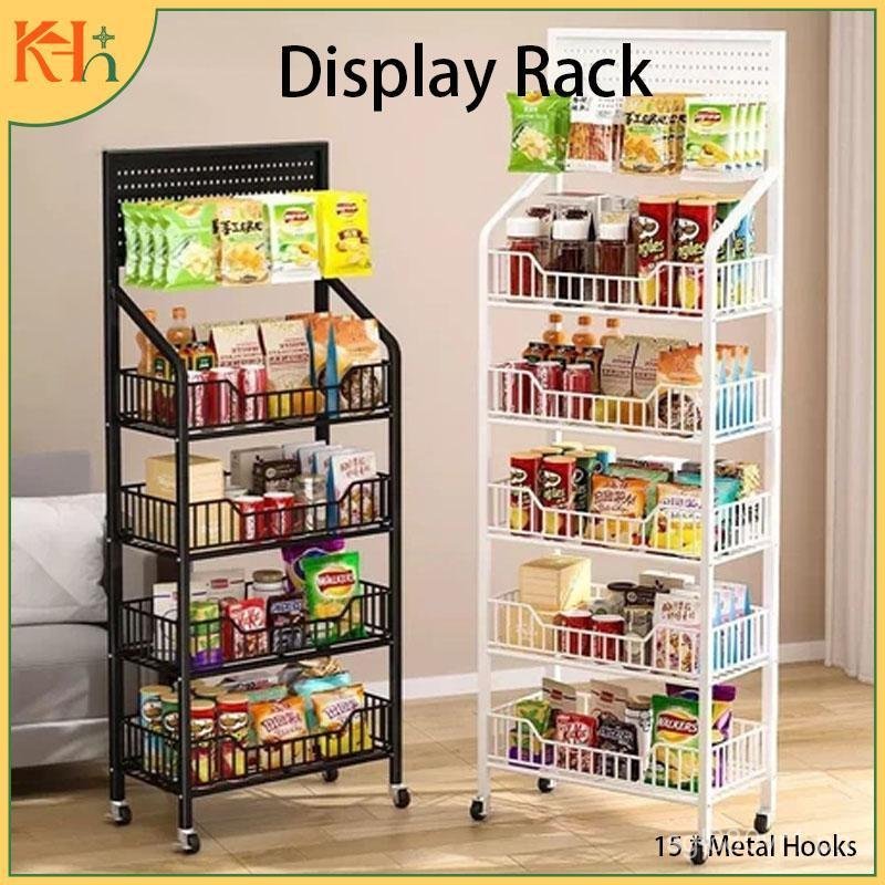 Display Rack Supermarket Snack Shelf Multi-layered Grocery Rack With ...