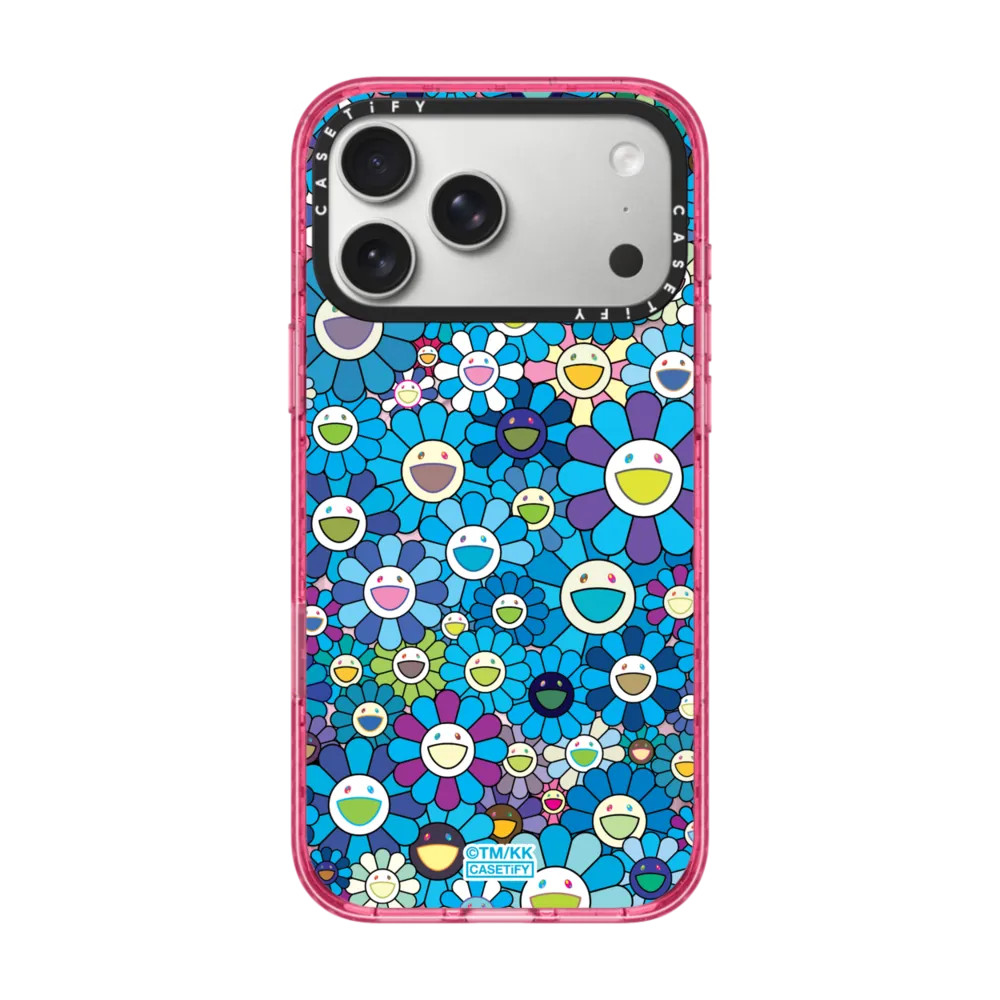 CASETiFY x TAKASHI MURAKAMI Pink Acrylic Pattern shockproof Case