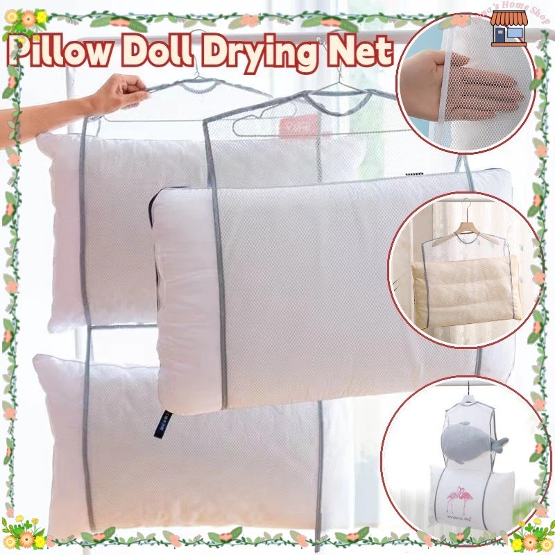 Pillow Drying Rack Underwear Hanger Mesh Storage Holder Clothes Rack ...