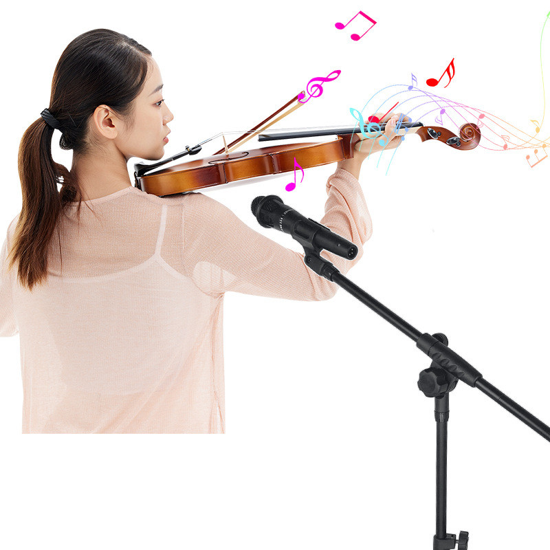 Microphone Boom Arm Condenser Microphone Stand Music Learning ...