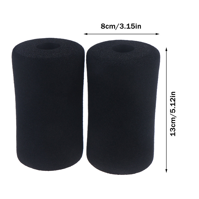 [LS] 2Pcs Ab Training Sleeve Rolling Foam Roller Gym Exercise Foot ...