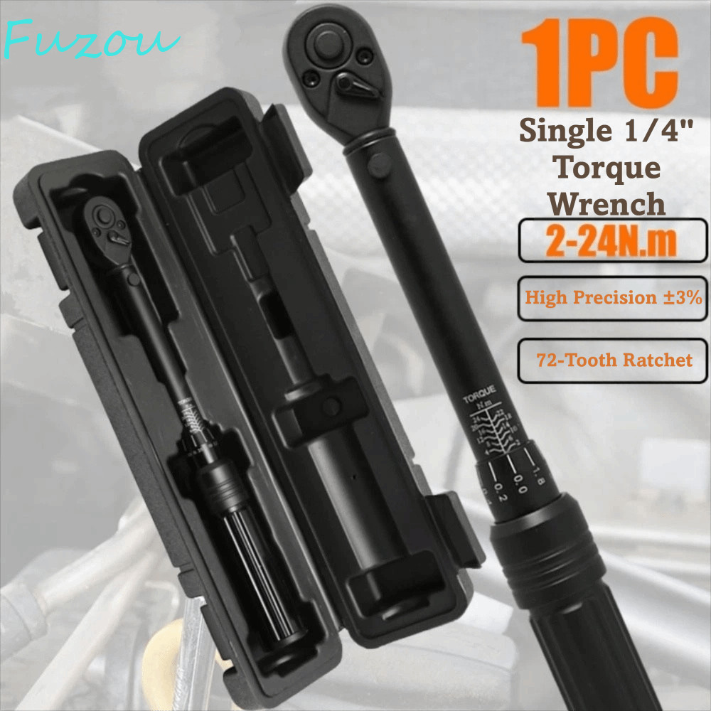 FUZOU Torque Wrench, 2-24N.M Calibrate Drive Torques Key, Professional ...