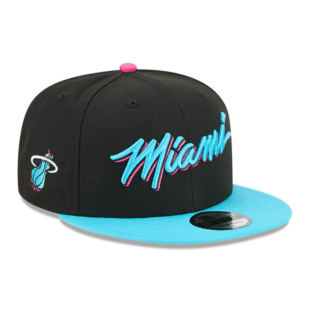 Miami Heat 2025 City Edition Black 9FIFTY Snapback Cap | Shopee Philippines