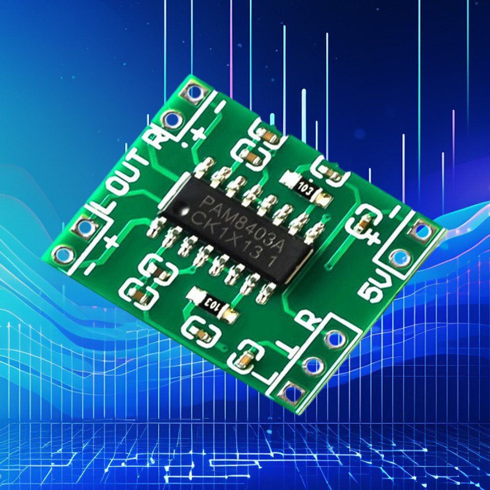 PAM8403 Mini Power Amplifier Board Module Class D 2 Channels for Volume ...