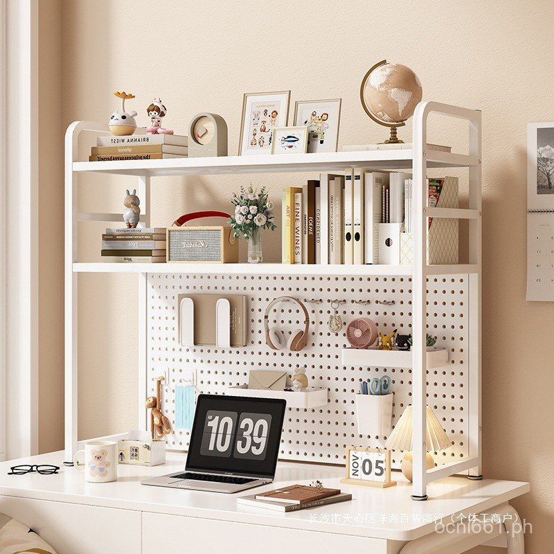 Learning Grid Rack Pegboard Storage Rack Bookshelf Desktop Iron Art ...