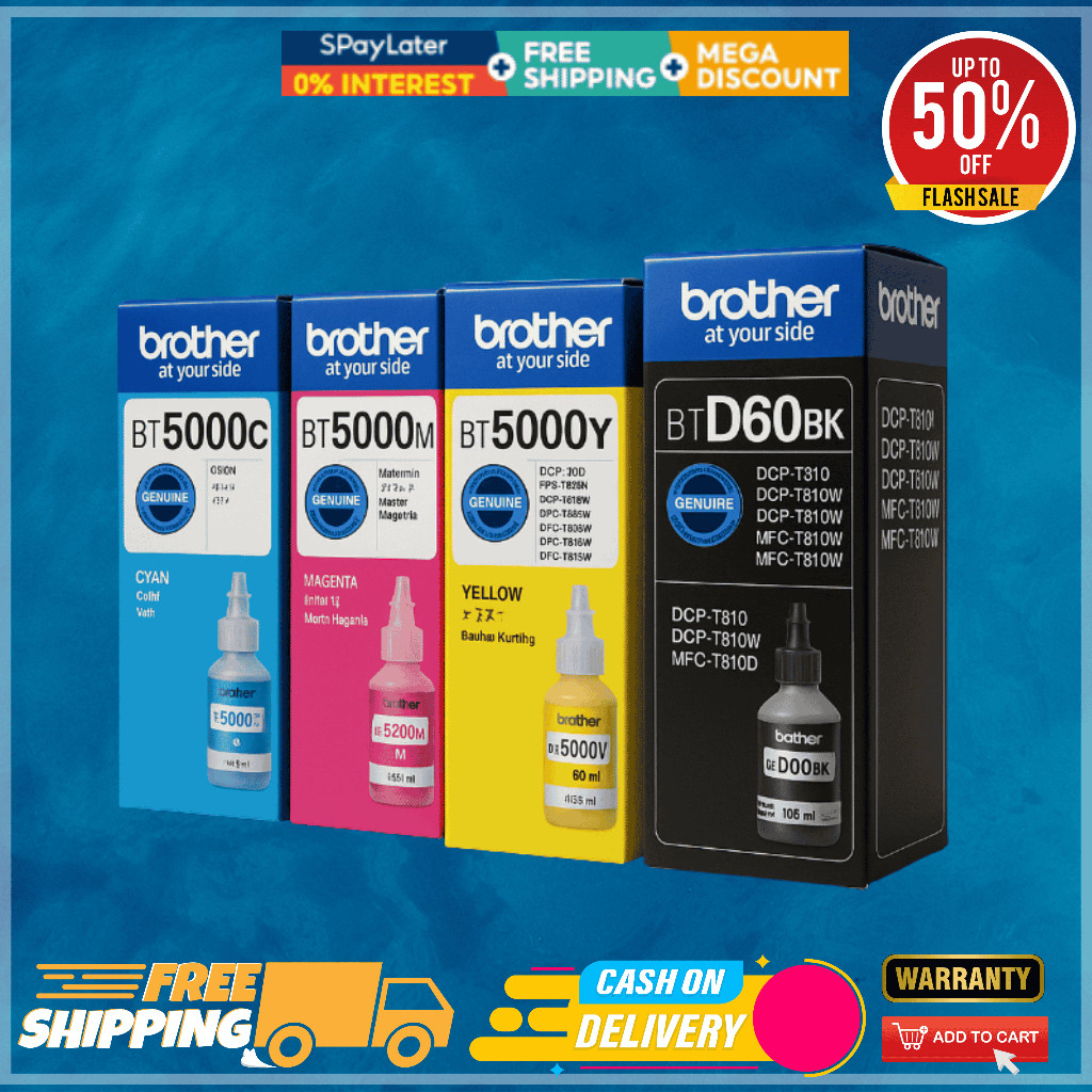 BROTHER INK DCP-T710W DCP T420W DCP-T720DW DCP-T520W MFC-T800W MFC ...