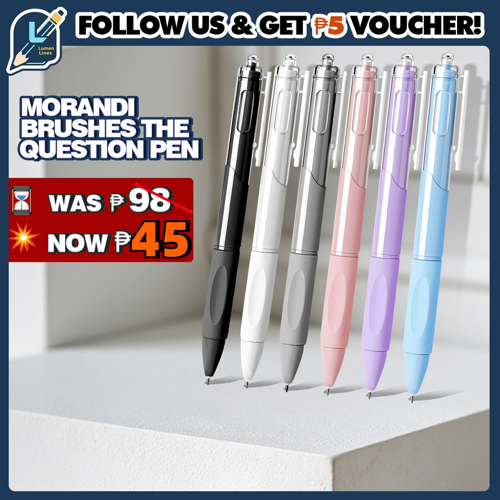 20Pcs Gel Ink Ballpen Retractable Shell Gel Pen 0.5mm Black Ink Writing ...