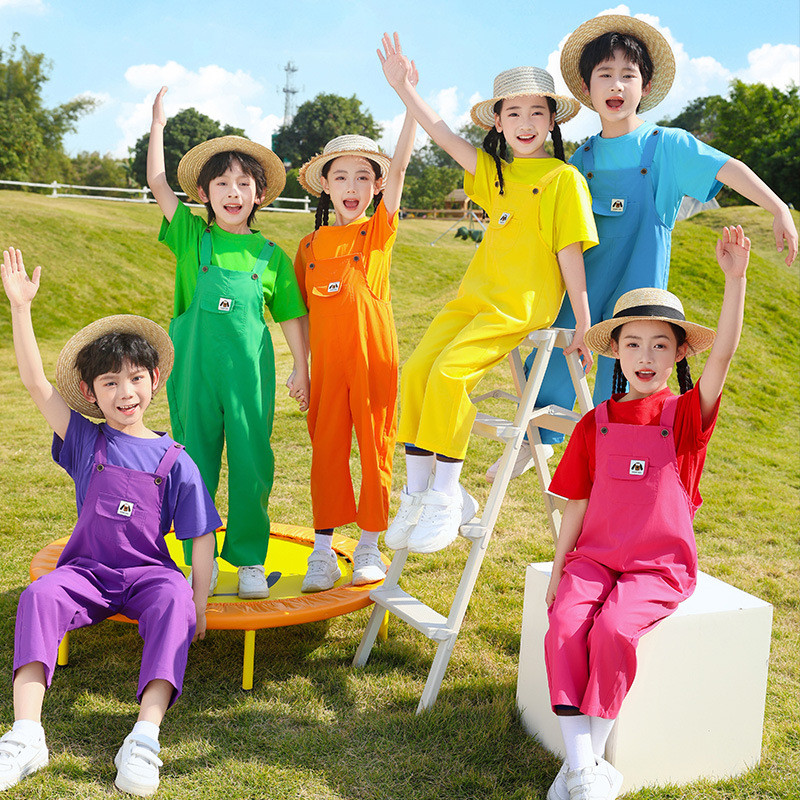 Kindergarten Uniform Summer Short-Sleeved Chorus Performance Uniform ...
