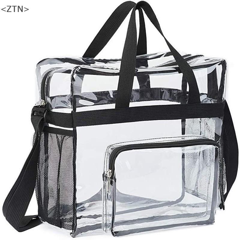Large Capacity PVC Transparent Bag Portable Washing Bag Clear Tote ...