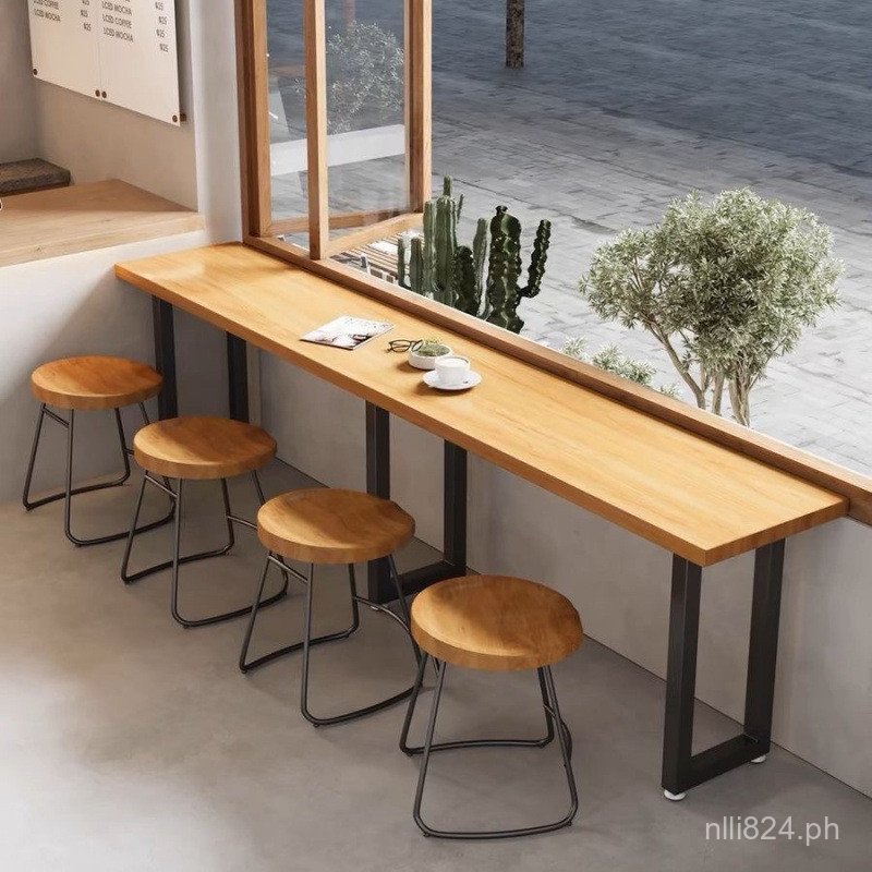 Bar Table Snack Shop Combination Table Convenience Store Low Bar ...