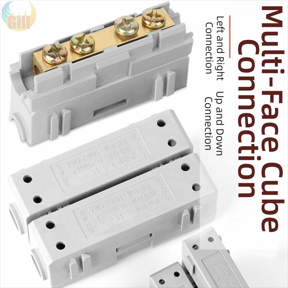 GILL Quick Terminal Block, Reusable Brass High Power Splitter ...
