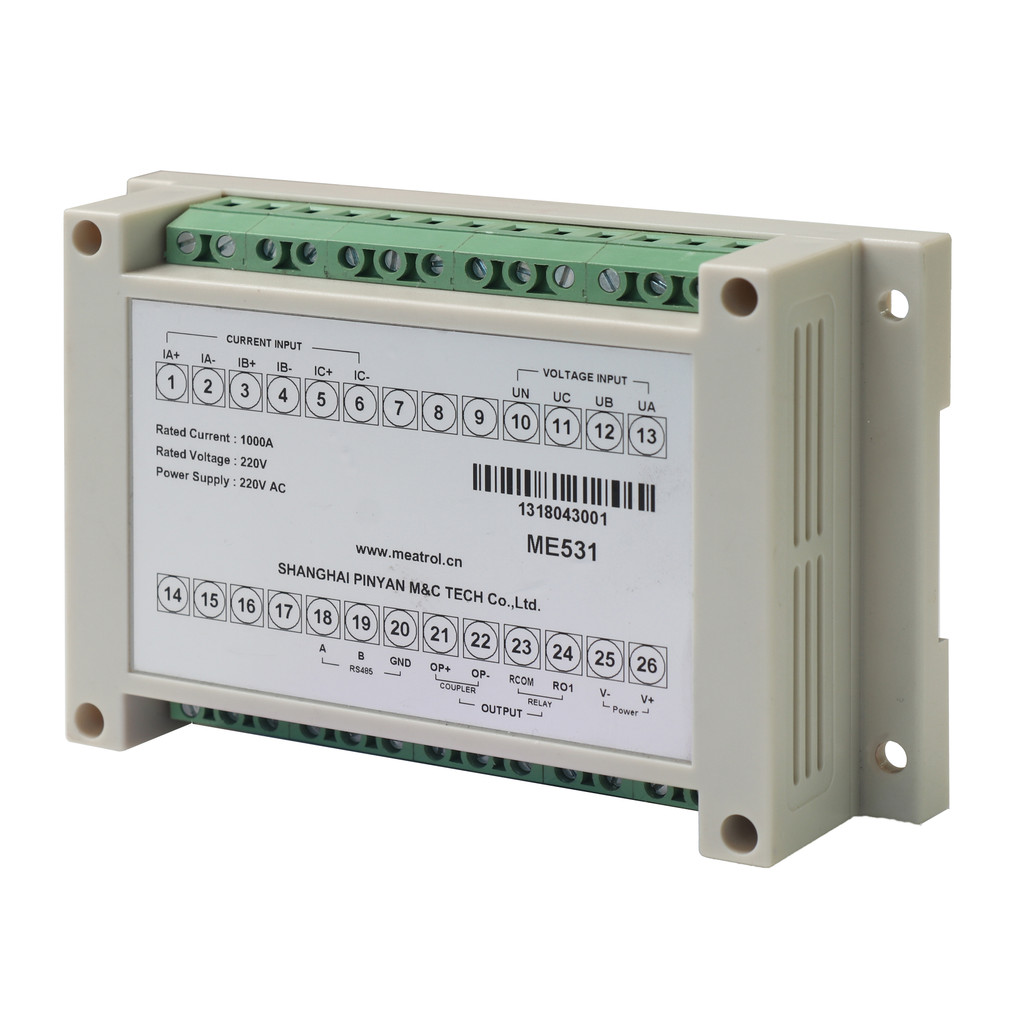 Hot ME531 Three-Phase DIN Rail Energy Meter With RS485 MODBUS RTU 24V ...