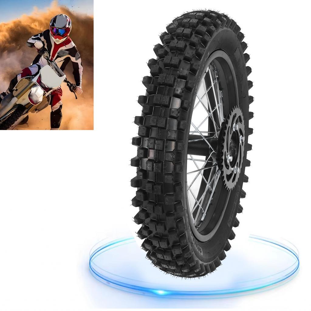Dirt Bike Rear Wheel Rim Tire Assembly Enhanced Grip Replacement with ...