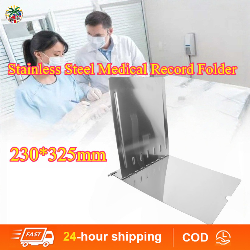 Stainless Steel Medical Record Folder Clipboard Heavy Duty Storage ...