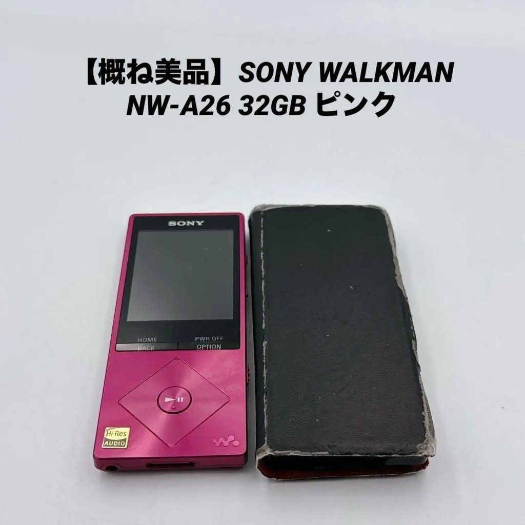 Used WALKMAN Media player NW-A26 32GB Pink 