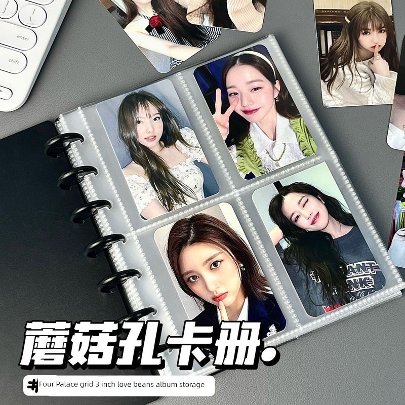 photocard holder binder photocard Ins High-Appearance Card Book Four ...