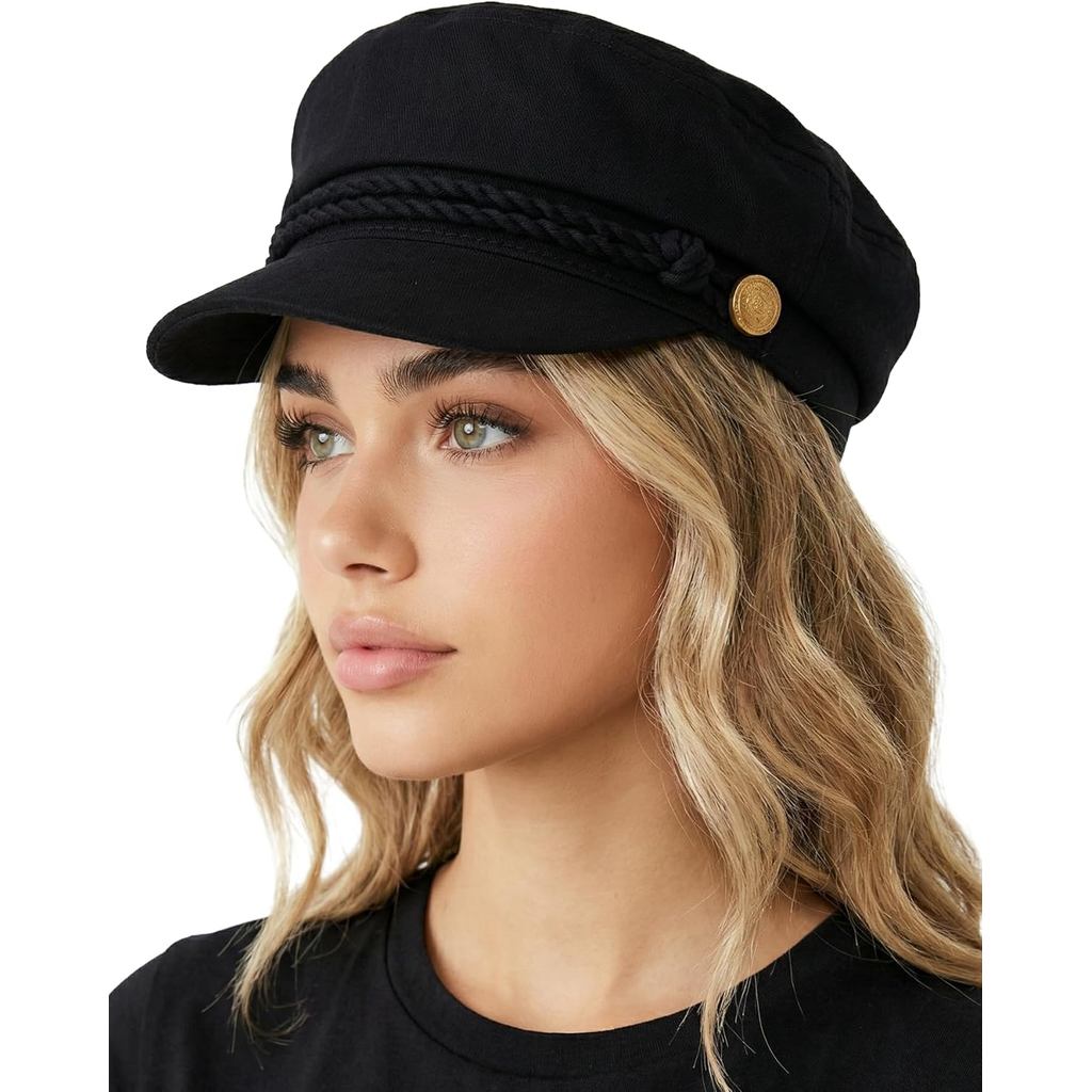 Funky Junque Newsboy Hat for Women – Trendy Greek Fisherman  display picture 3