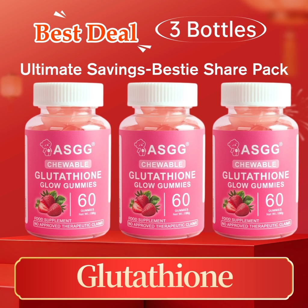 ASGG Glutathione Collagen Glow Gummies | Vitamins for Skin Whitening &  Anti-Aging Beauty Supplement | Shopee Philippines