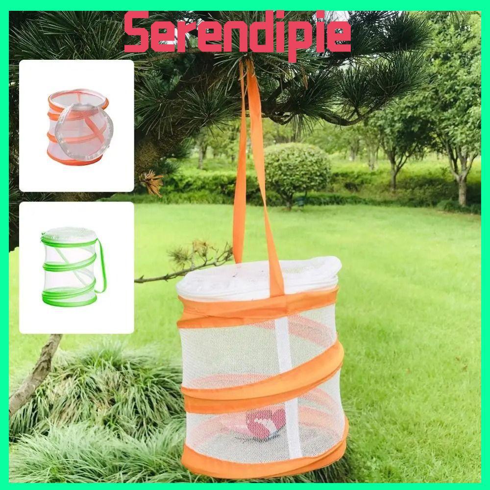 SERENDIPIE Butterfly Habitat Mesh Cage, Collapsible Breathable Insect ...