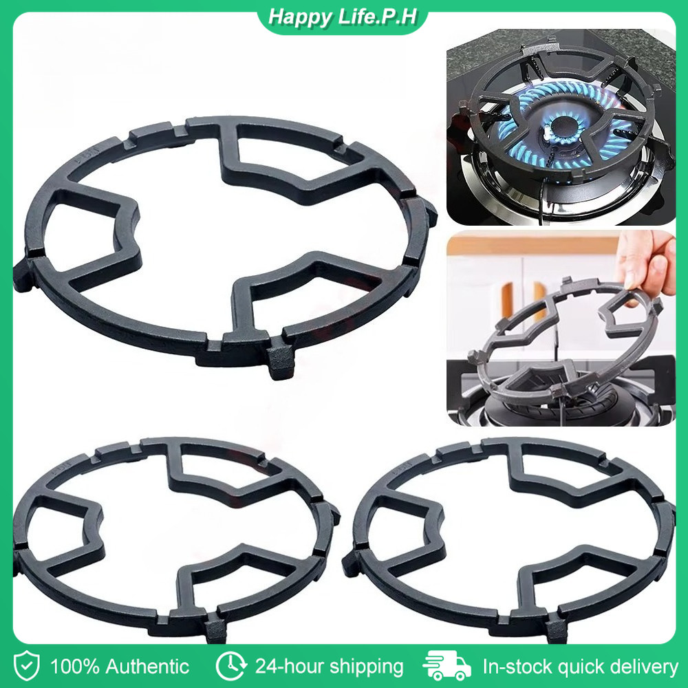 Non Slip Cast Iron Stove Rack Universal Wok Support Rack Kitchen Burner ...