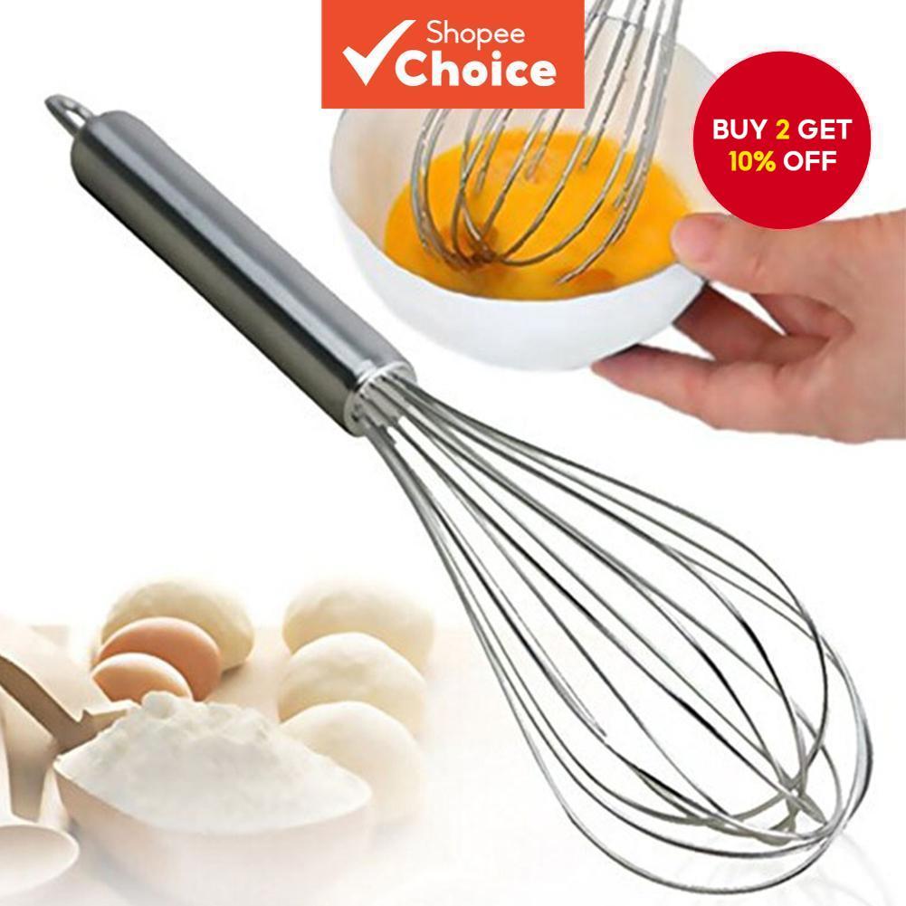 8/10/12 Inches Stainless Steel Whisks Set Wire Whisk Balloon Whisk Egg ...
