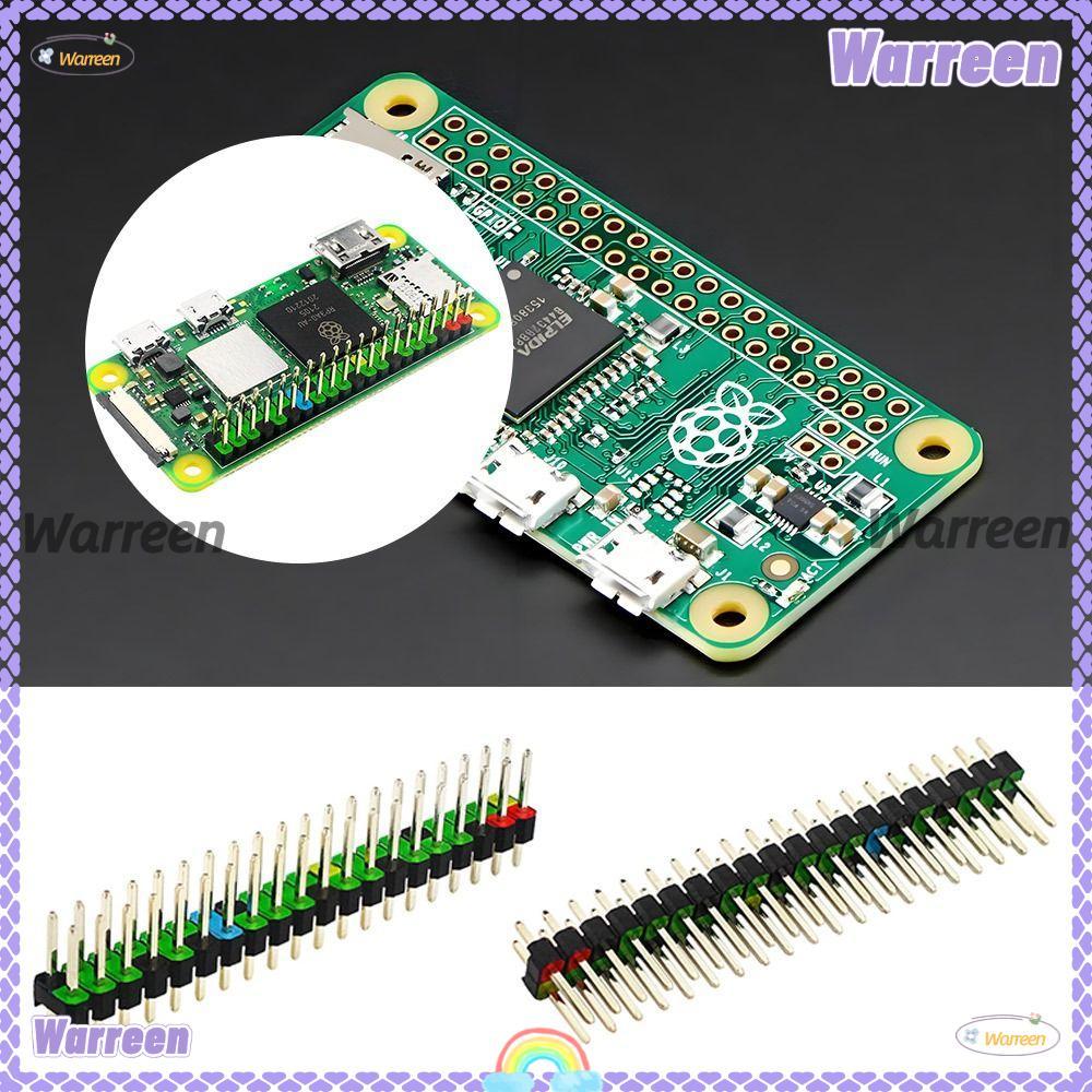 WARREEN Development Board Header, 2*20pin 2.54mm Spacing 40 Pin GPIO ...