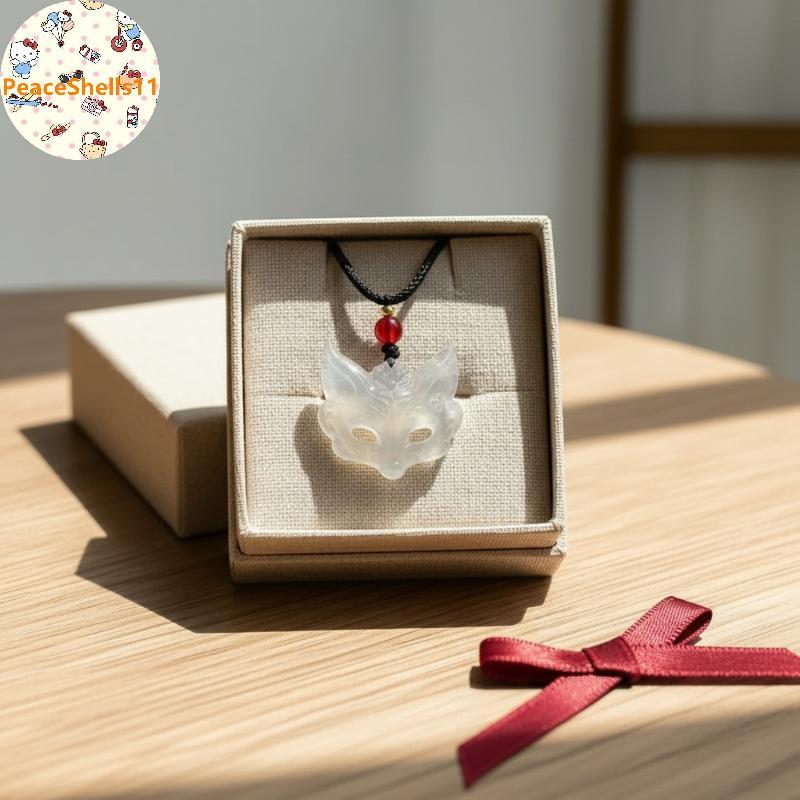 PeaceShells Translucent Unisex Animal Mask Pendant Nelace for Friends ...