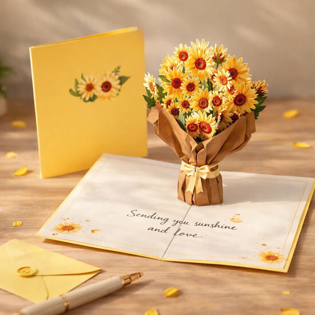 [Ready Stock] Mother's Day Gift 3D Pop Up Flower Card - Beautiful ...