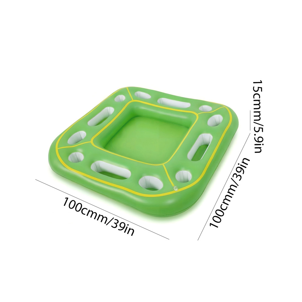 Floating Pool Games Table W/ Food Drink Holder for Hot Tub Beach Summer ...