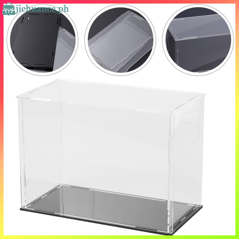 1 Set Transparent Acrylic Showcase Box para sa Modelong Display at ...
