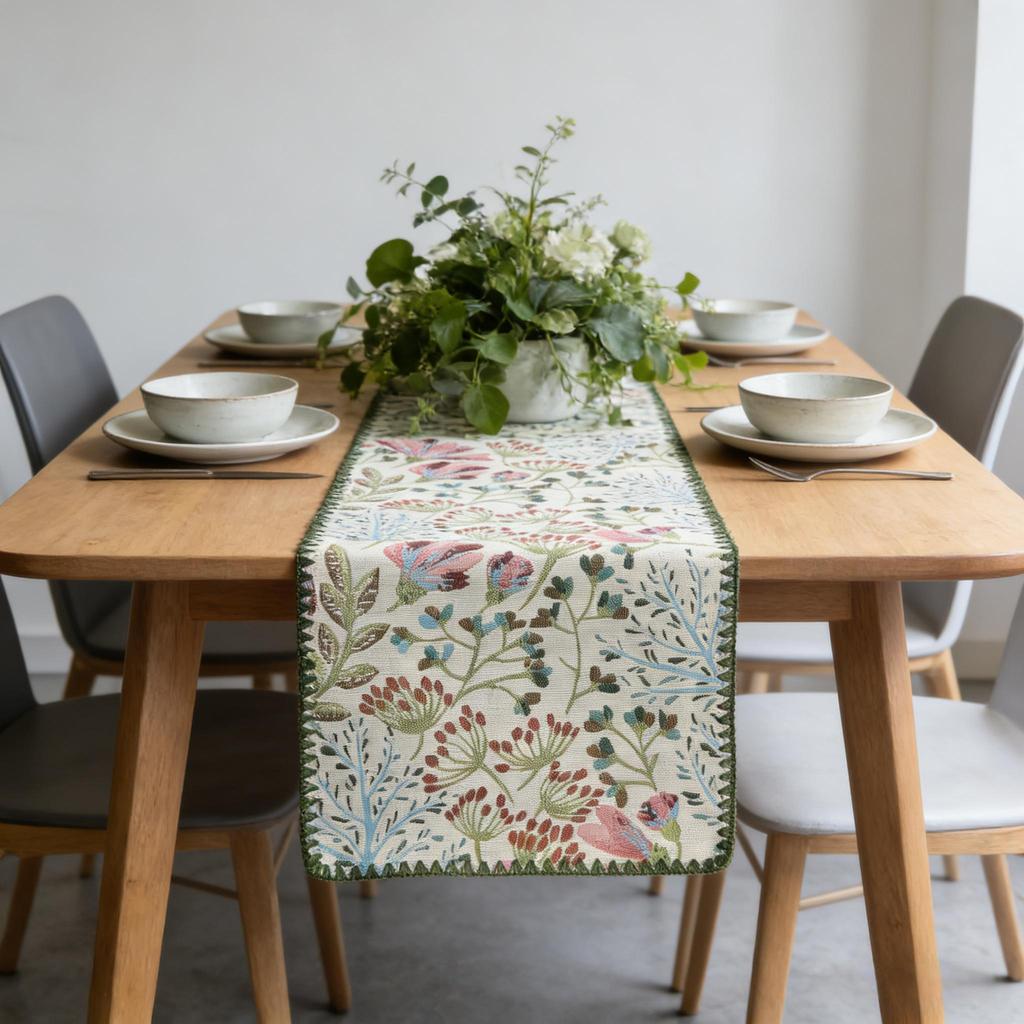 Modern Table Runner Coffee Table Runner TV Cabinet Cloth Cotton Linen ...