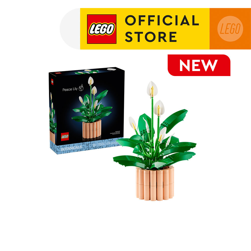 LEGO Botanicals 11504 Peace Lily (474 pieces), Building Blocks, Flowers ...