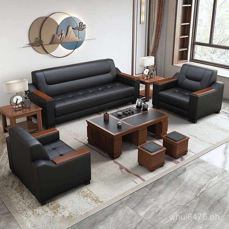 Luxury combination sofa set for reception office, business lounge ...