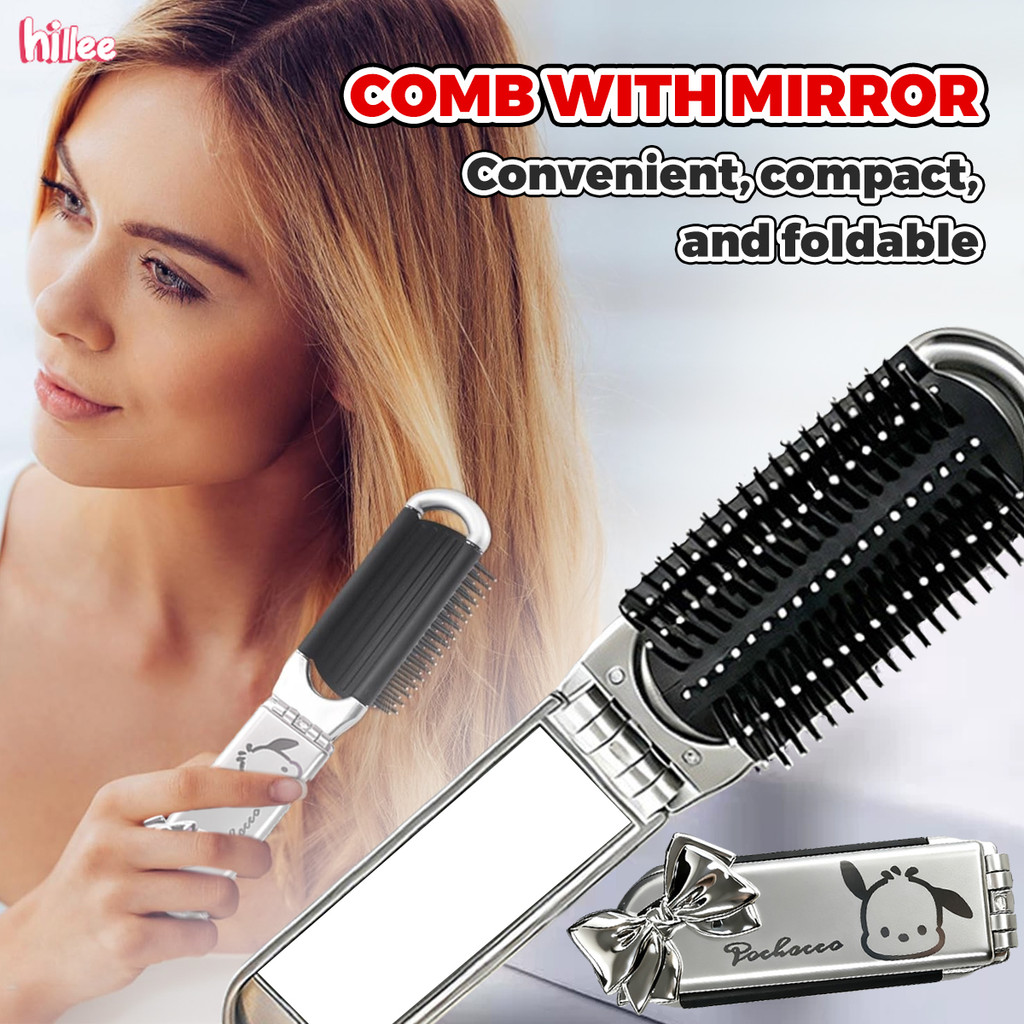 Travel Portable Mini Air Cushion Hair Combs Folding Airbag Comb with ...