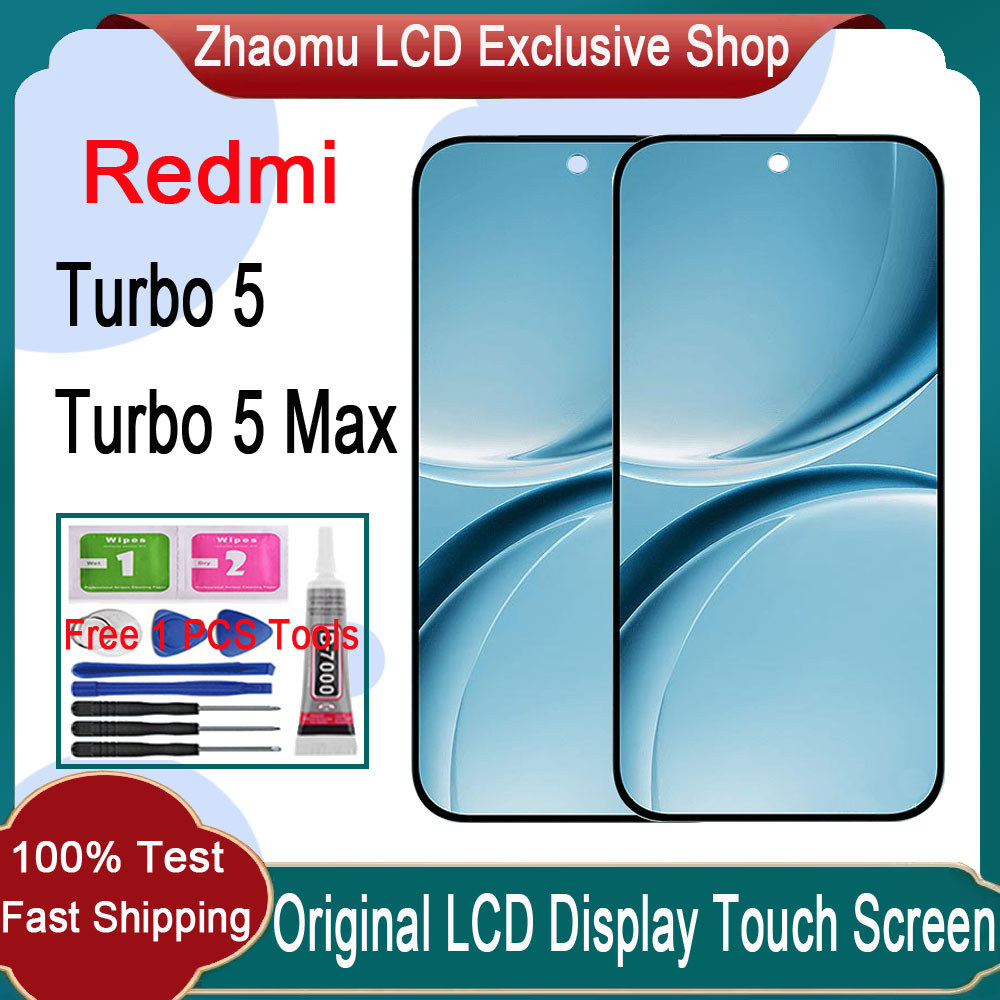 Original AMOLED Redmi Turbo 5 Turbo 5 Max LCD Display Touch Screen ...
